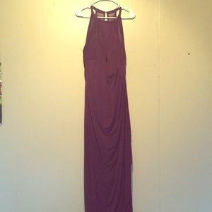 Plum Bridesmaid’s Dress